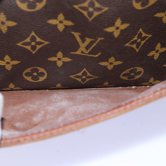 LOUIS VUITTON Monogram Compiegne 28 Clutch Tasche M51845 LV Auth 74303