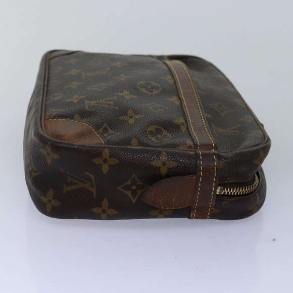 LOUIS VUITTON Monogram Compiegne 28 Clutch Tasche M51845 LV Auth 74303