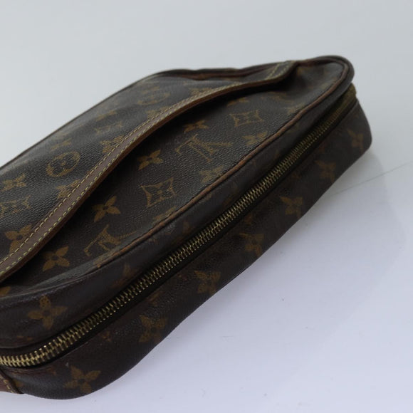 LOUIS VUITTON Monogram Compiegne 28 Clutch Tasche M51845 LV Auth 74303