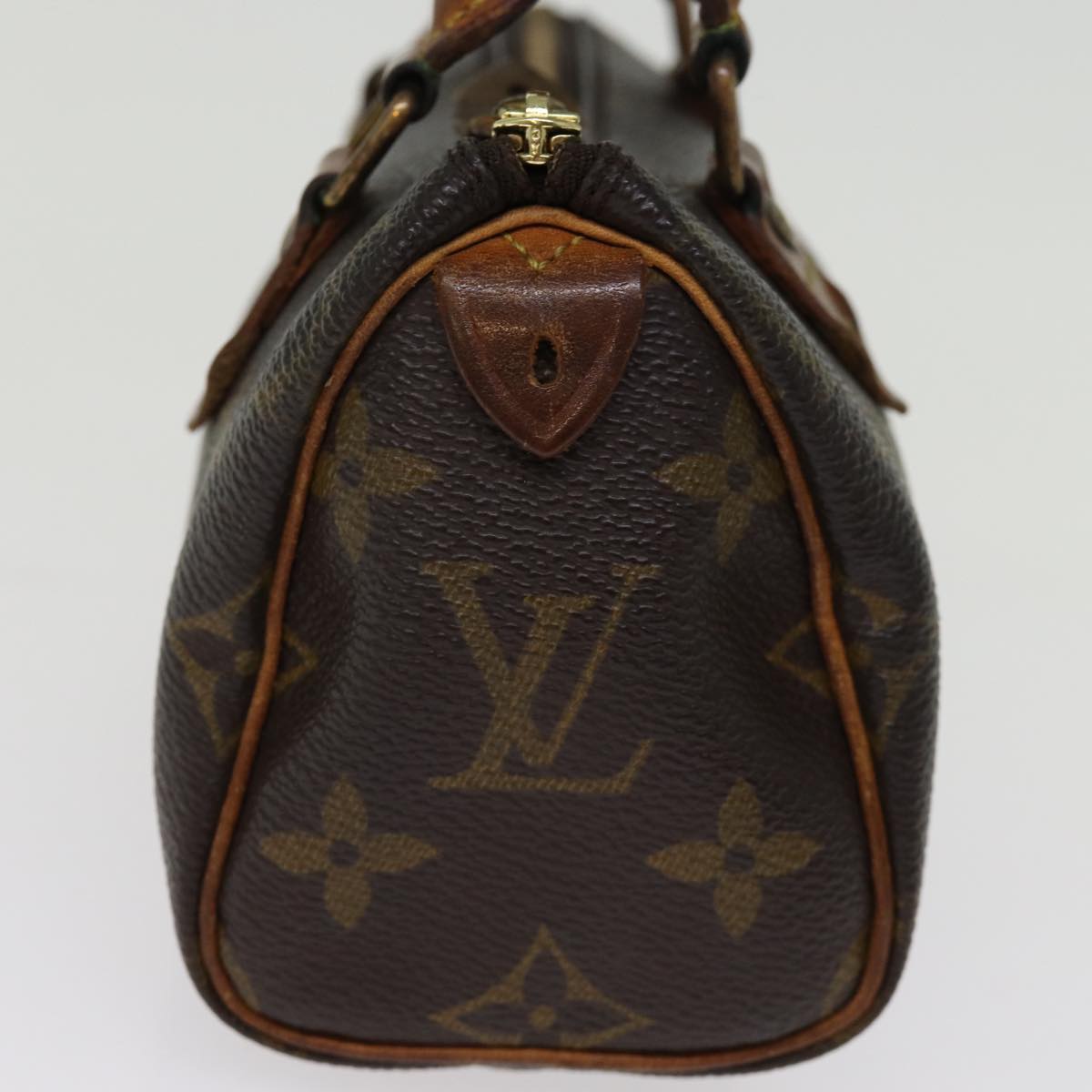 LOUIS VUITTON Monogram Mini Speedy Hand Bag M41534 LV Auth 74326