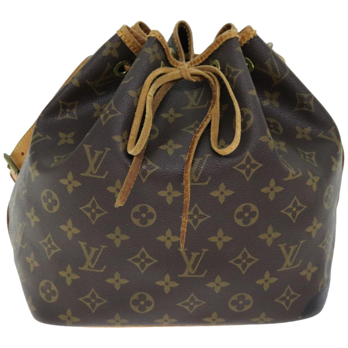 LOUIS VUITTON Monogram Petit Noe Shoulder Bag M42226 LV Auth 74342