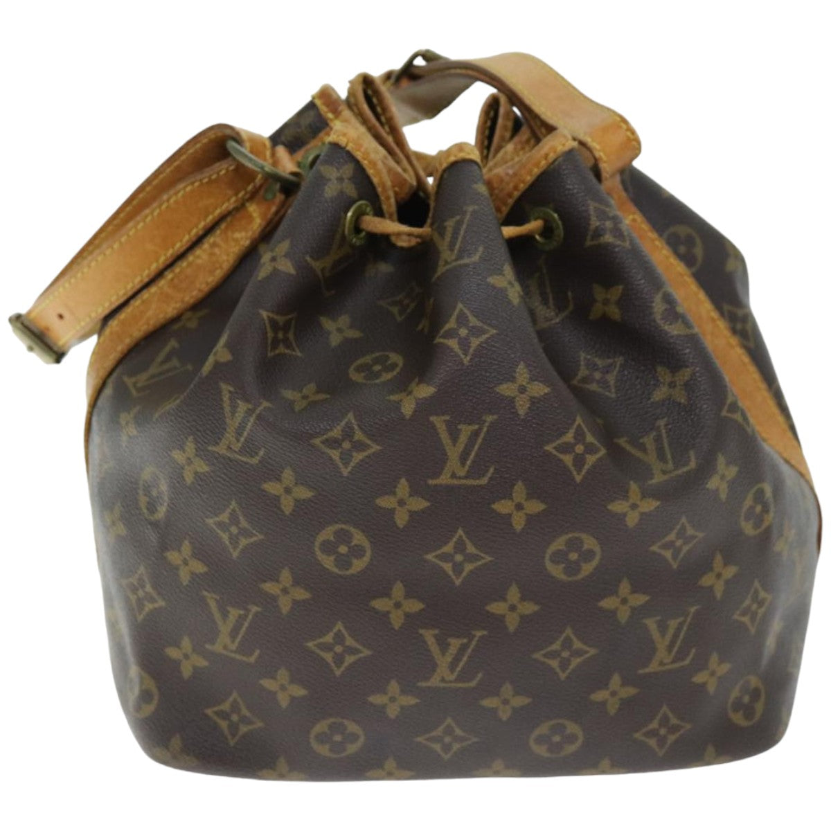 LOUIS VUITTON Monogram Petit Noe Shoulder Bag M42226 LV Auth 74342