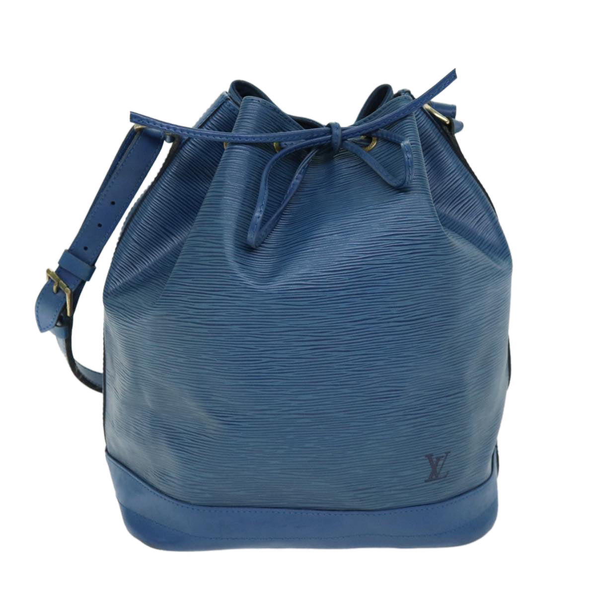 LOUIS VUITTON Epi Noe Shoulder Bag Toledo Blue M44005 LV Auth 74375