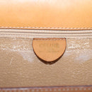 CELINE Macadam Canvas Shoulder Bag Beige Auth 74388-18