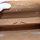 CELINE Macadam Canvas Shoulder Bag Beige Auth 74388-10