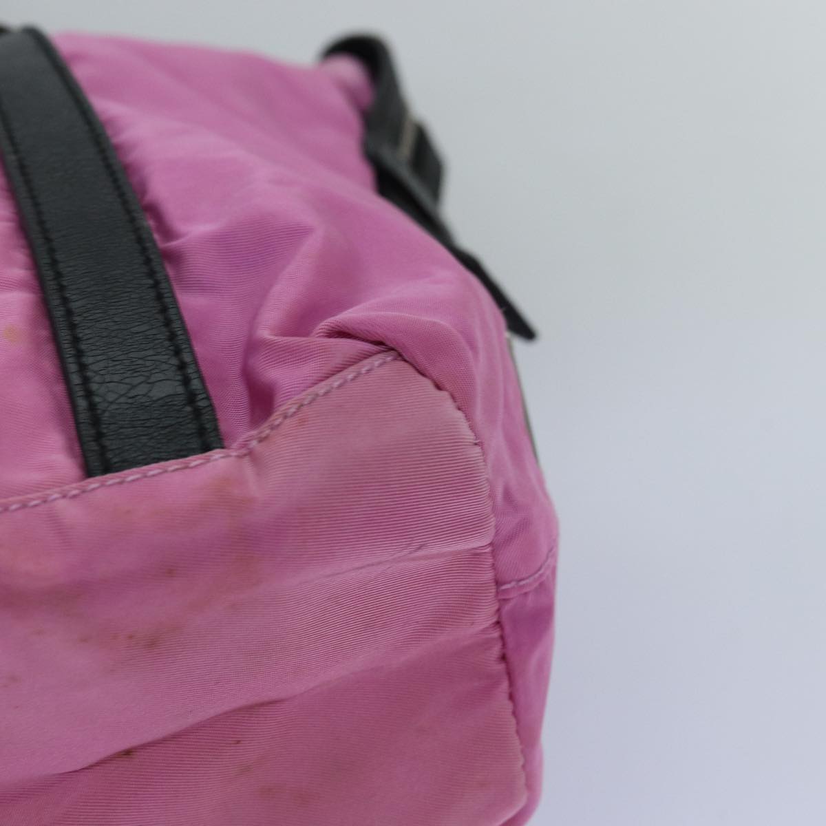 PRADA Shoulder Bag Nylon Pink Auth 74400