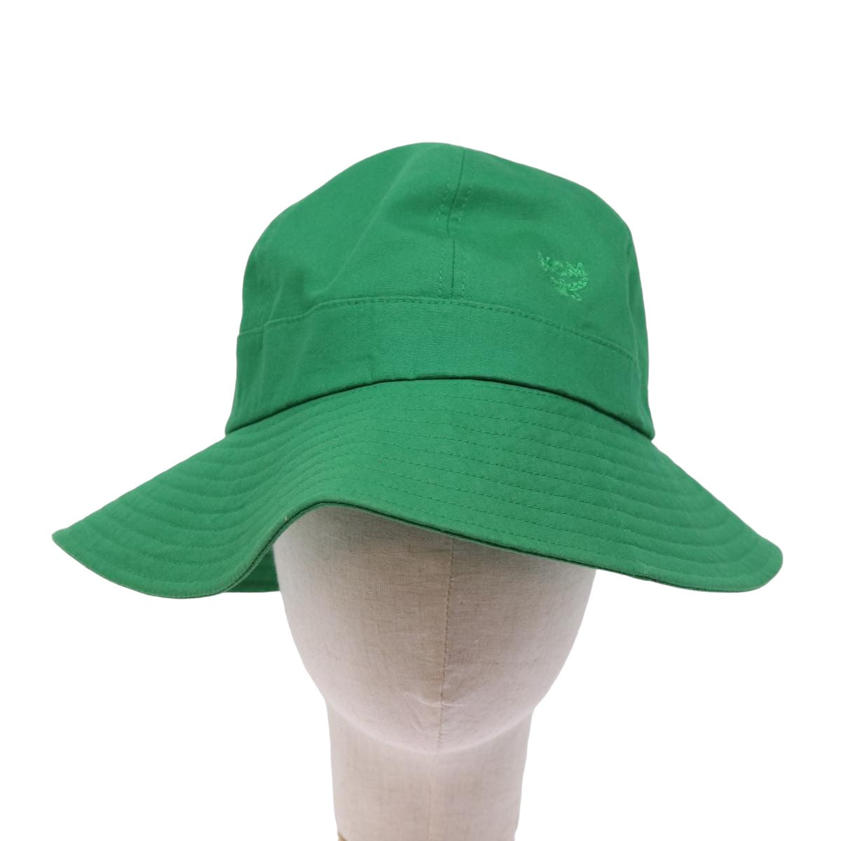 MCM Hat cotton Green Auth 74425 - 0