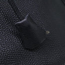 HERMES Birkin 35 Hand Bag Leather Black Silver Auth 74435-15