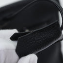 HERMES Birkin 35 Hand Bag Leather Black Silver Auth 74435-16