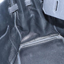 HERMES Birkin 35 Hand Bag Leather Black Silver Auth 74435-19