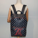 LOUIS VUITTON Monogram Ink Apollo Backpack Navy Red White M43676 LV Auth 74436SA-21