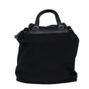 PRADA Chain Shoulder Bag Nylon Black Auth 74455AM-2