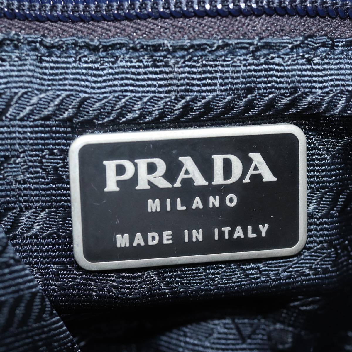 PRADA Backpack Nylon Turquoise Blue Auth 74468