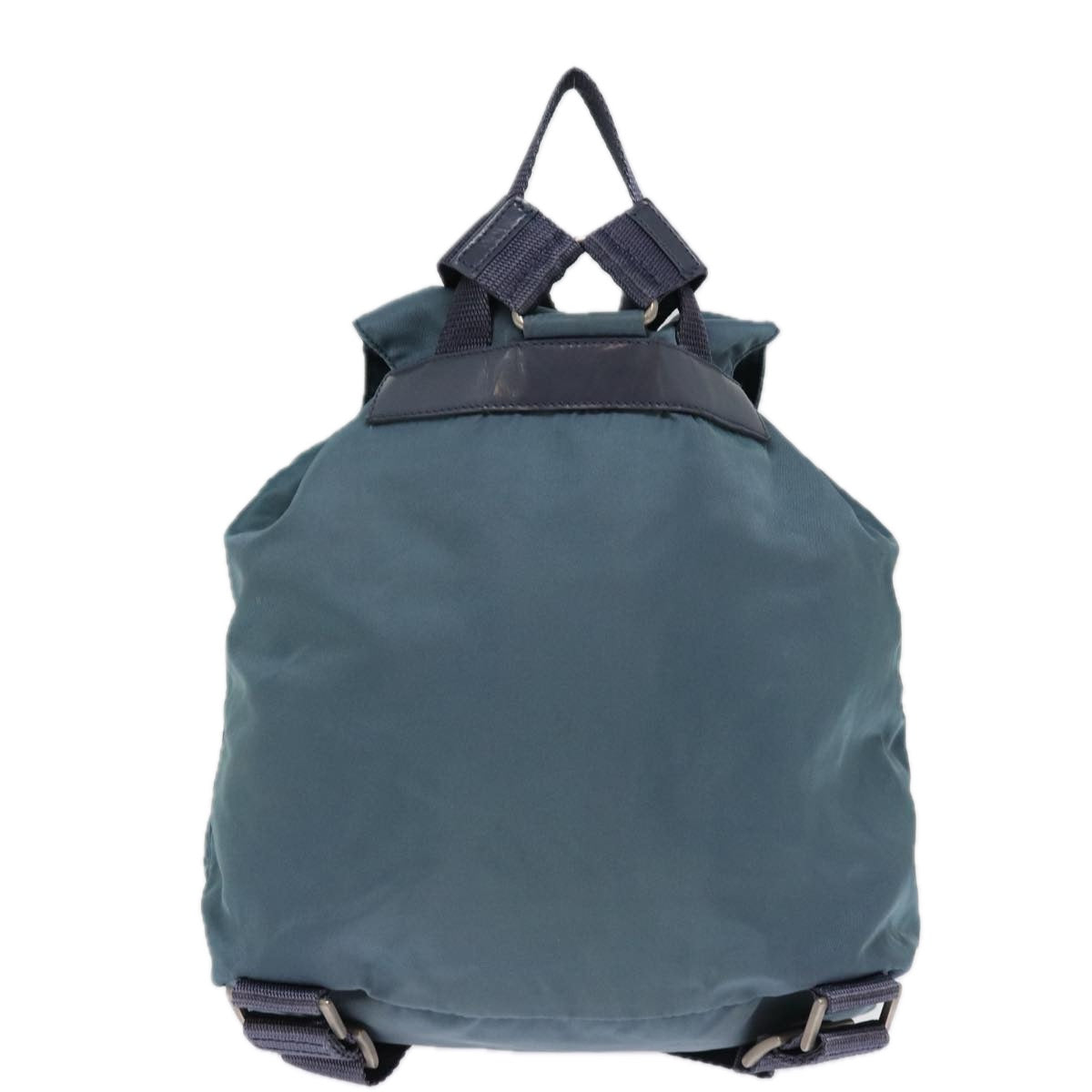 PRADA Backpack Nylon Turquoise Blue Auth 74468 - 0