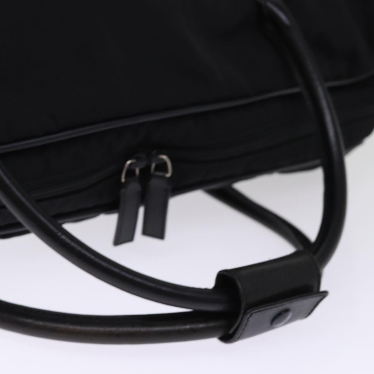 GUCCI Boston Bag Nylon 2way Black Auth 74476