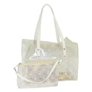 Salvatore Ferragamo Tote Bag Vinyl Clear Auth 74480-1