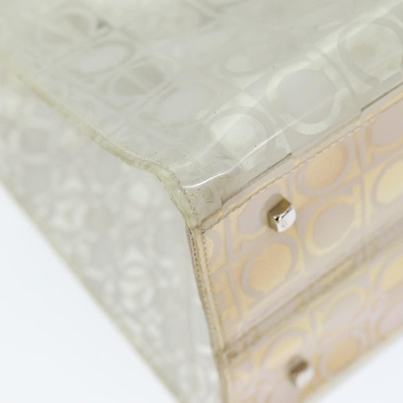 Salvatore Ferragamo Tote Bag Vinyl Clear Auth 74480