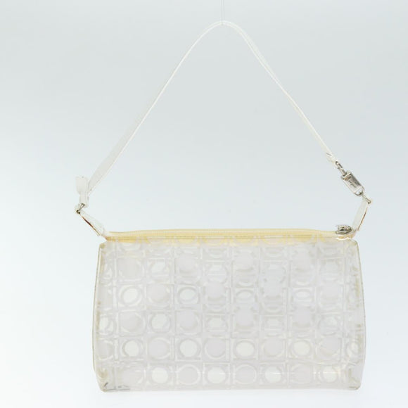 Salvatore Ferragamo Tote Bag Vinyl Clear Auth 74480