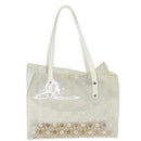 Salvatore Ferragamo Tote Bag Vinyl Clear Auth 74480-13