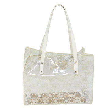 Salvatore Ferragamo Tote Bag Vinyl Clear Auth 74480 - 0