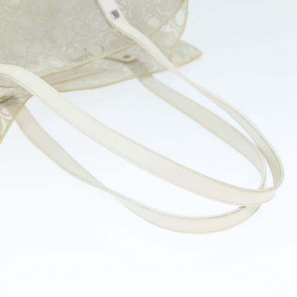 Salvatore Ferragamo Tote Bag Vinyl Clear Auth 74480