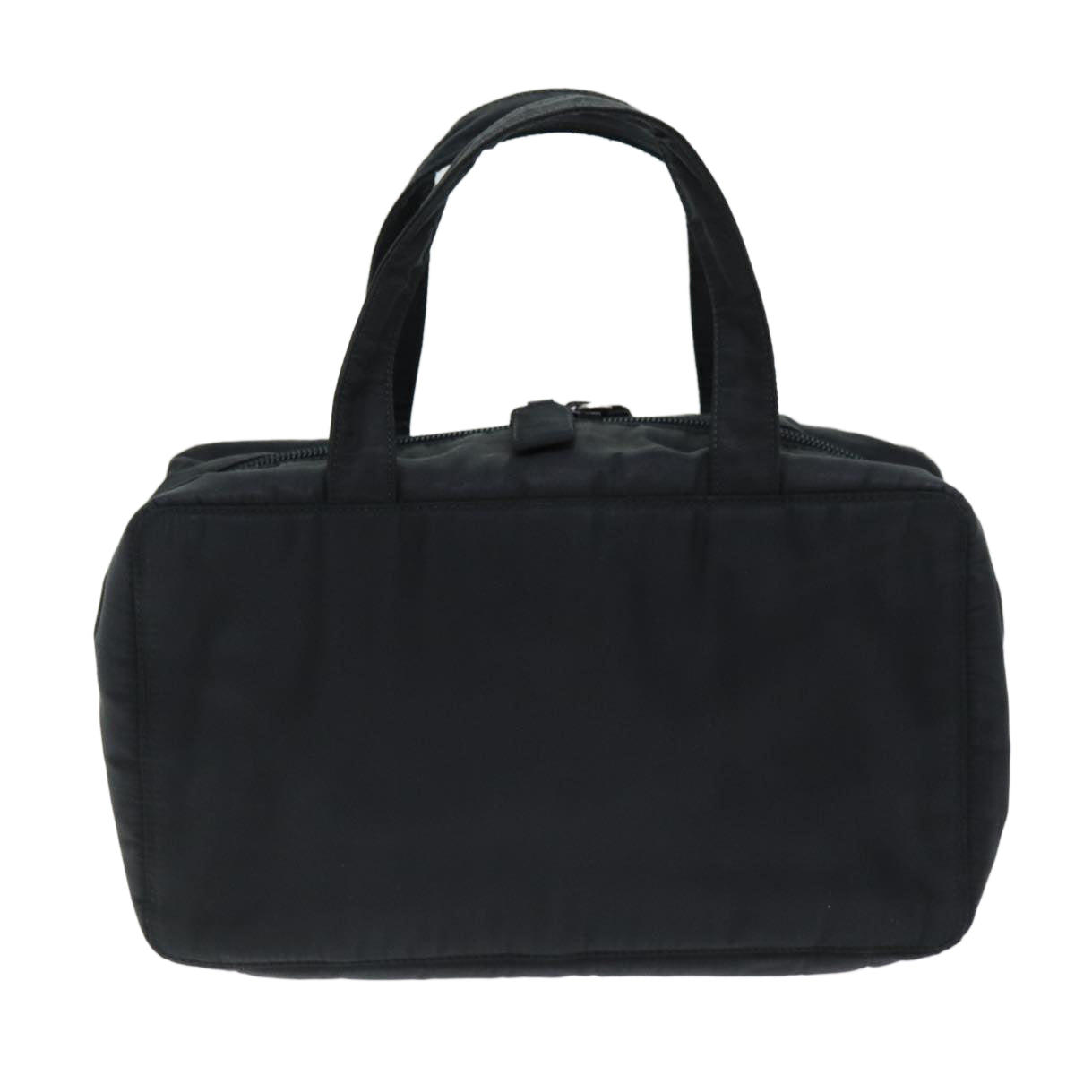 PRADA Hand Bag Nylon Black Auth 74481 - 0