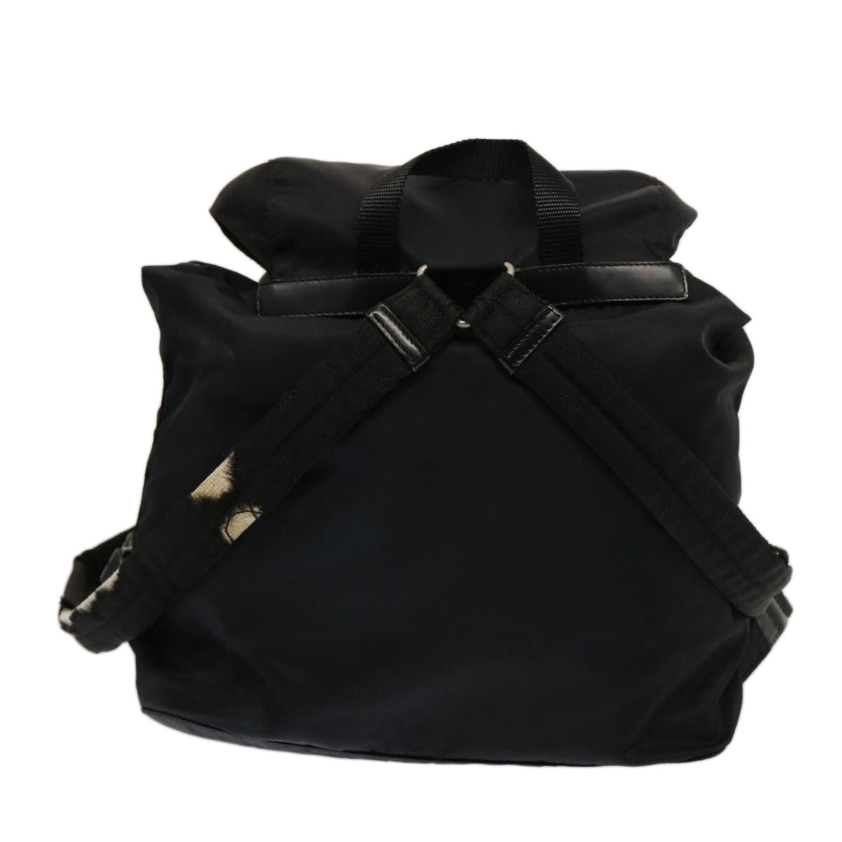 PRADA Backpack Nylon Black Auth 74483 - 0