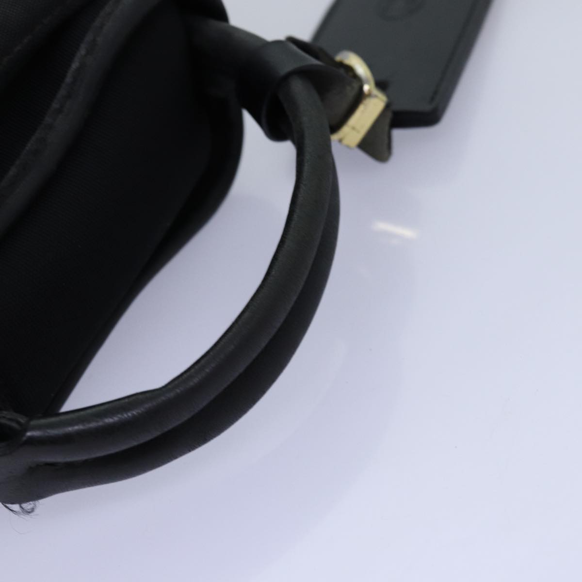 GUCCI Clutch Bag Nylon Black 108844 Auth 74493