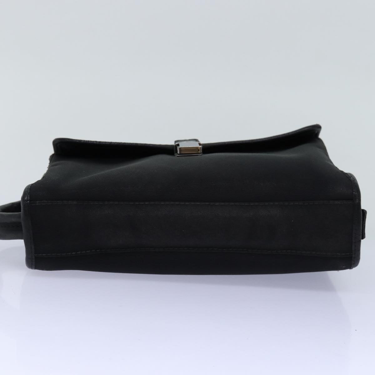 GUCCI Clutch Bag Nylon Black 108844 Auth 74493