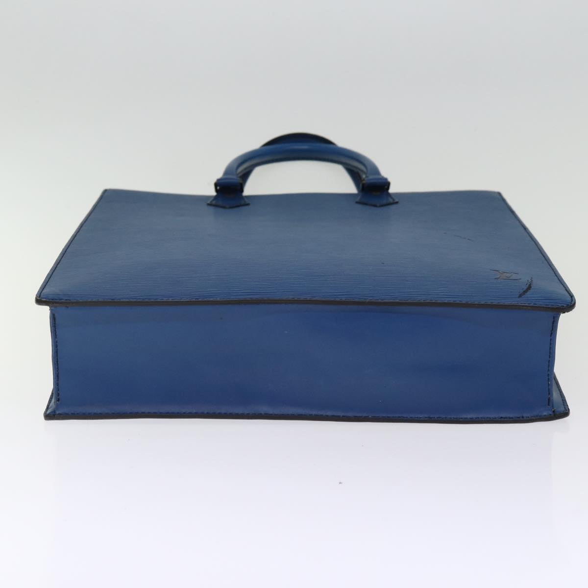 LOUIS VUITTON Epi Sac Plat Hand Bag Blue M52075 LV Auth 74512