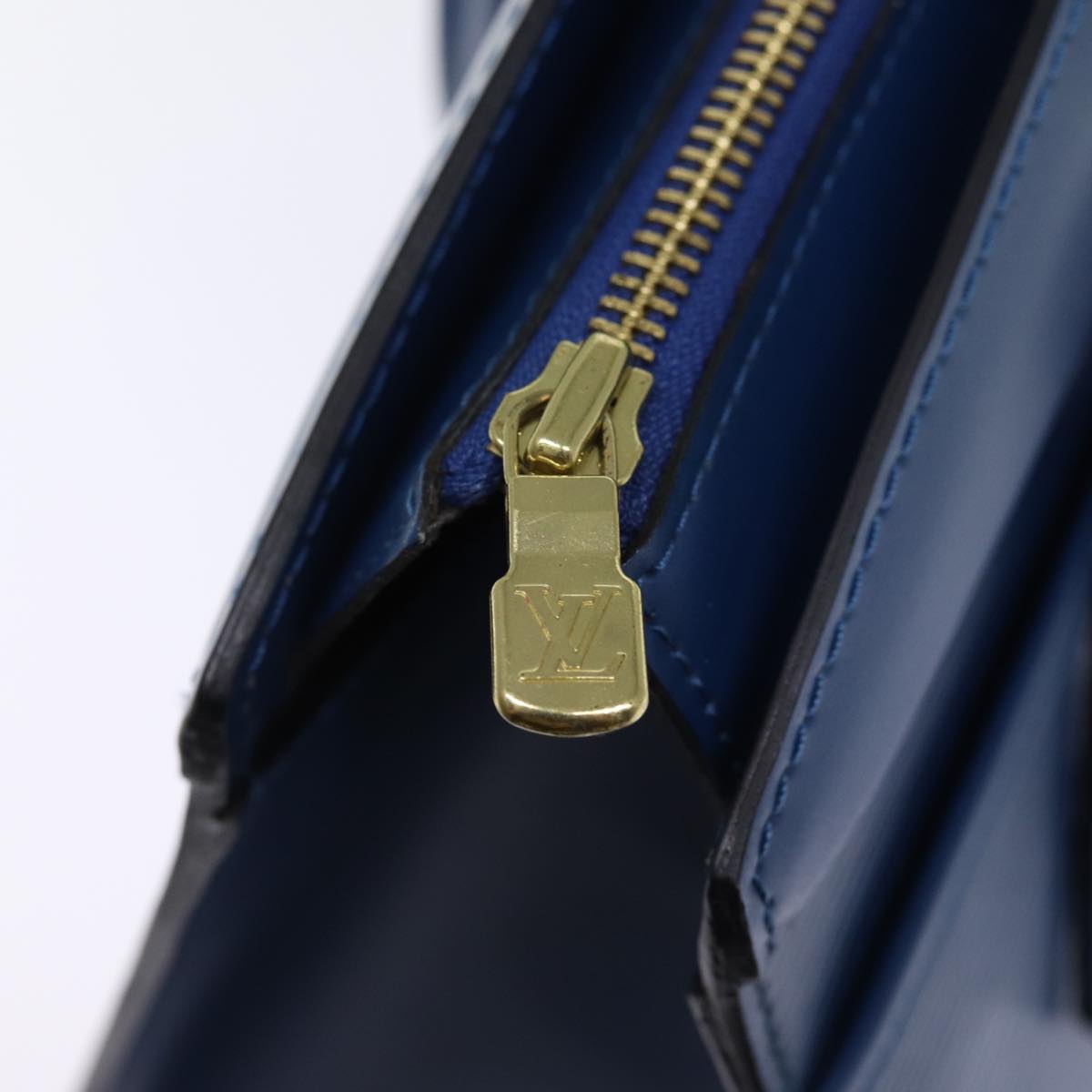 LOUIS VUITTON Epi Riviera Hand Bag Blue M48185 LV Auth 74519