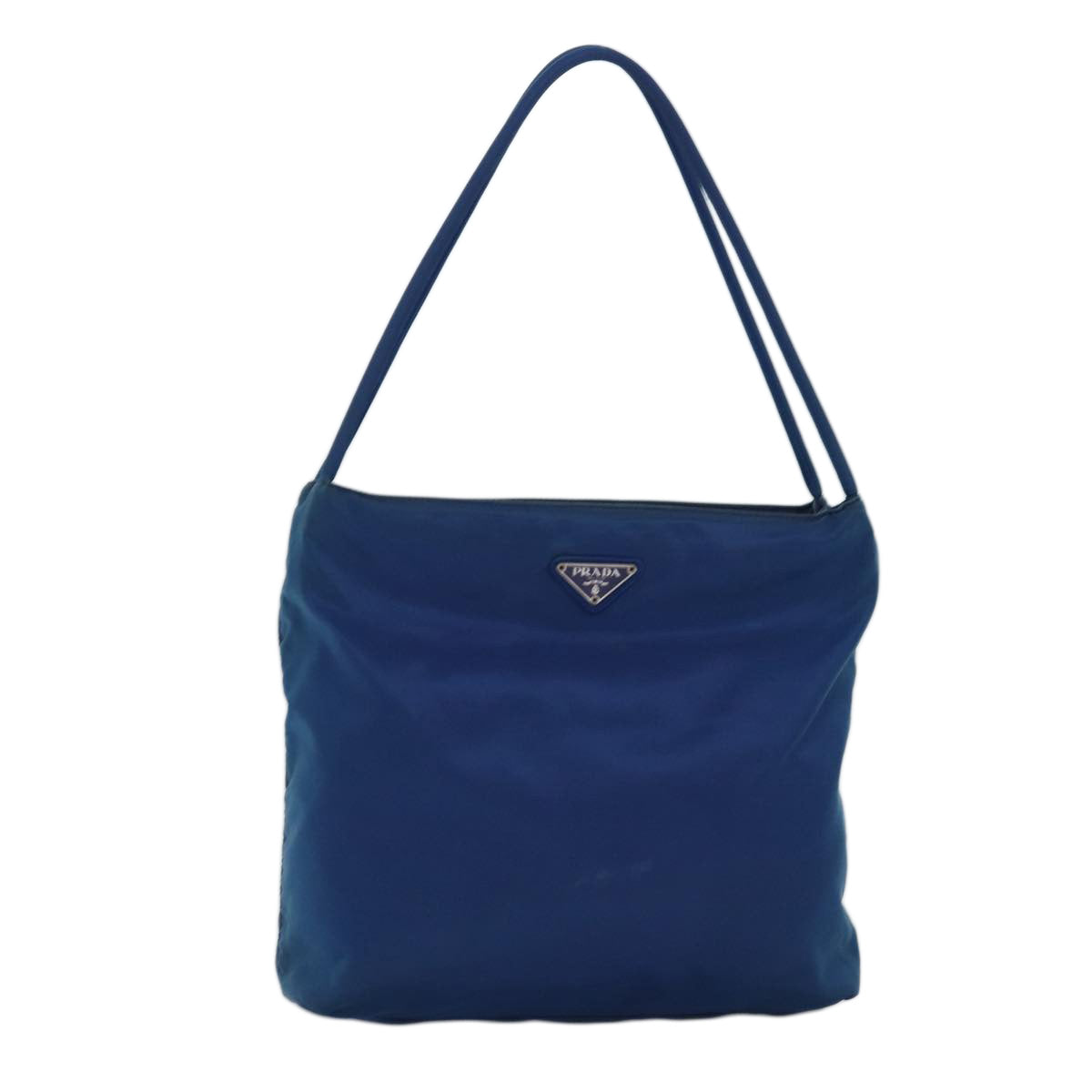 PRADA Tote Bag Nylon Blue Auth 74536