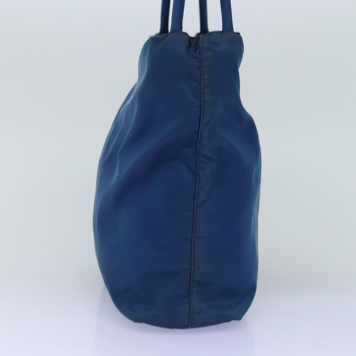 PRADA Tote Bag Nylon Blue Auth 74536