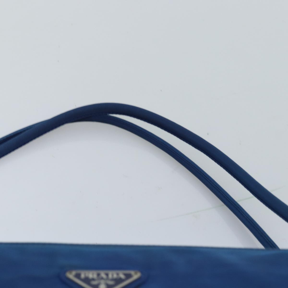 PRADA Tote Bag Nylon Blue Auth 74536
