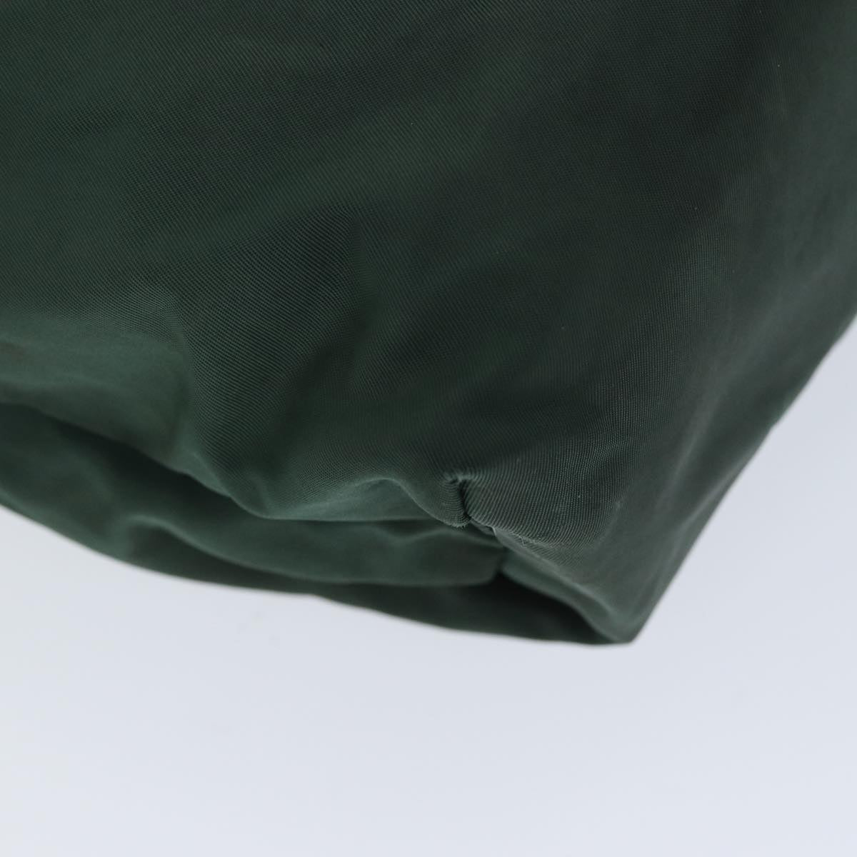 PRADA Tote Bag Nylon Green Auth 74540