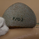 CELINE Vanity Cosmetic Pouch Leather Green Auth 74541-12