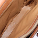 CELINE Macadam Canvas Hand Bag PVC 2way Brown Auth 74543-11