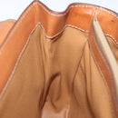 CELINE Macadam Canvas Hand Bag PVC 2way Brown Auth 74543-20