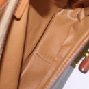 CELINE Macadam Canvas Hand Bag PVC 2way Brown Auth 74543-23
