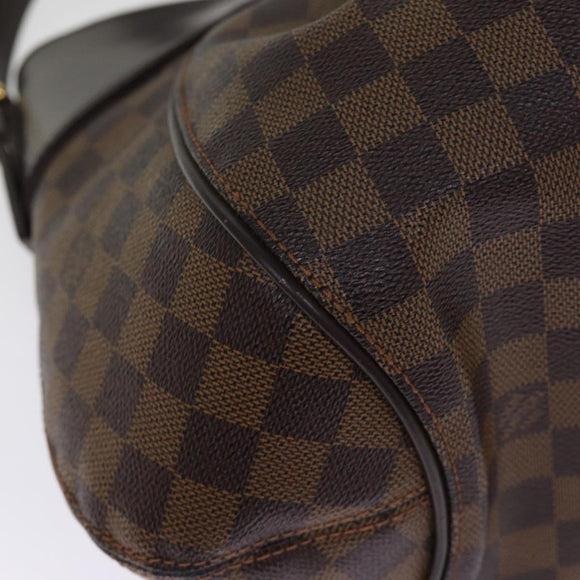 LOUIS VUITTON Damier Ebene Sistina MM Shoulder Bag N41541 LV Auth 74568A