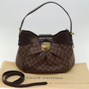LOUIS VUITTON Damier Ebene Sistina MM Shoulder Bag N41541 LV Auth 74568A-12