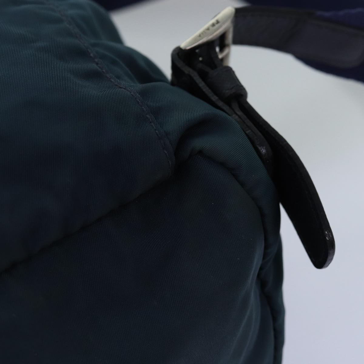 PRADA Backpack Nylon Green Auth 74575