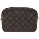 LOUIS VUITTON Monogram Compiegne 23 Clutch Bag M51847 LV Auth 74580-2