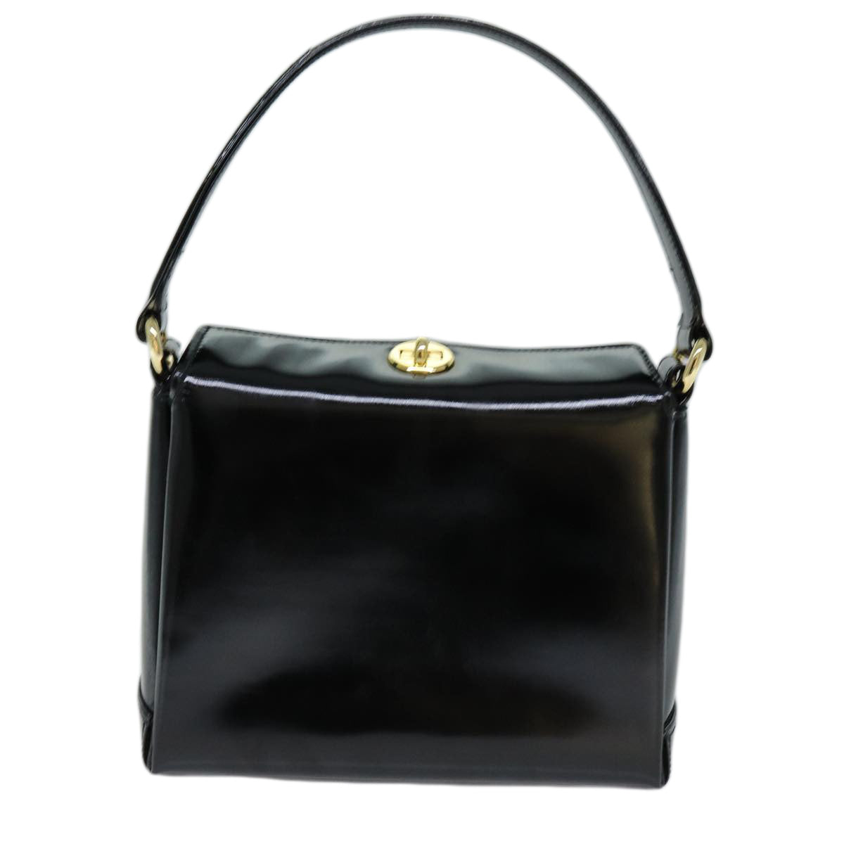 GUCCI Hand Bag Patent leather Black 000 110 0907 Auth 74593 - 0