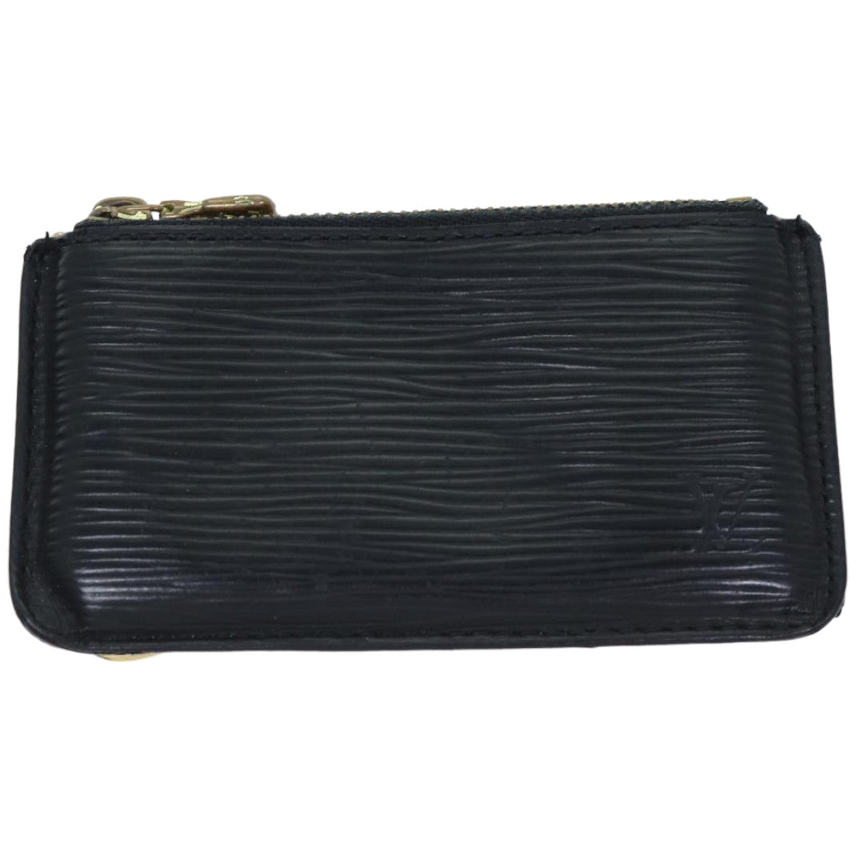 LOUIS VUITTON Epi Pochette Cles Coin Purse Black M63802 LV Auth 74601 - 0