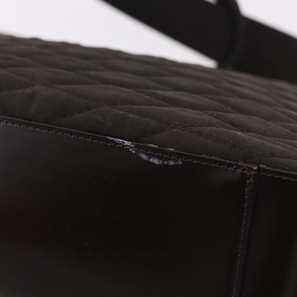 BALLY Shoulder Bag Nylon Brown Auth 74608