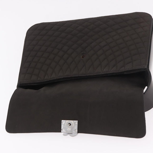 BALLY Shoulder Bag Nylon Brown Auth 74608