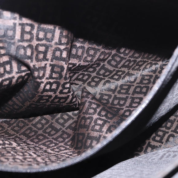 BALLY Shoulder Bag Nylon Brown Auth 74608