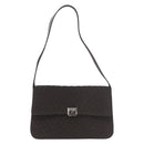 BALLY Shoulder Bag Nylon Brown Auth 74608-13