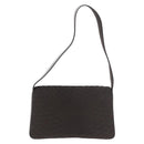 BALLY Shoulder Bag Nylon Brown Auth 74608-2